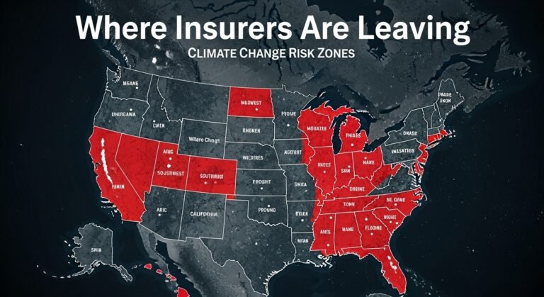 Where Insurers Are Leaving: Climate Change Risk Zones