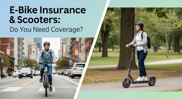 E-Bike Insurance & Scooters: Do You Need Coverage?